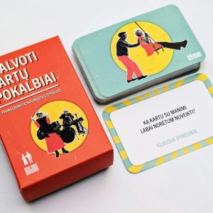 Pokalbių kortelės "Spalvoti kartų pokalbiai"