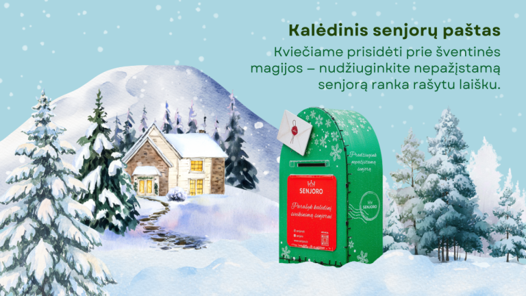 „Kalėdinis senjorų paštas“ kviečia kurti tiltą tarp kartų